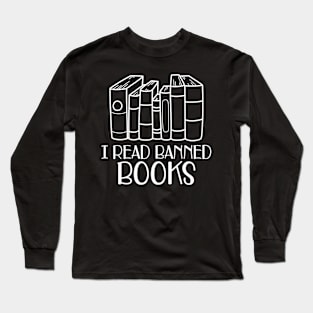 Book - I read banned books Long Sleeve T-Shirt